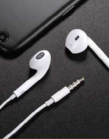 3.5Mm Stereo Wired In Ear Earphones With Mic For Calling, Volume Control, Multifunction Button