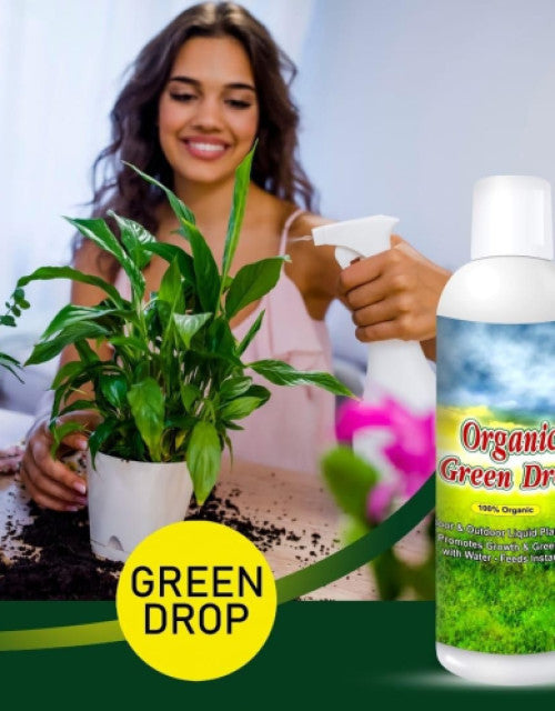 Organic GreenDrop Plant Food Liquid Fertilizer For Plant Growth & Greening Pack of 2