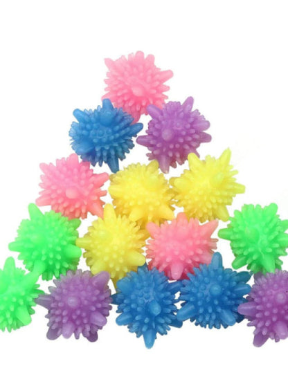 Washer Balls Magic Eco-Friendly Laundry Scrubbing Balls, Solid Colorful Laundry Washing Balls Enhance Your Machine Cleaning Power Pack of 12