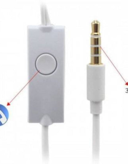 YS Wired Universal 3.5mm Jack in-Earphone Compatible for Moto G4 Plus - Andriod Smartphone/MP3 Players/Laptops